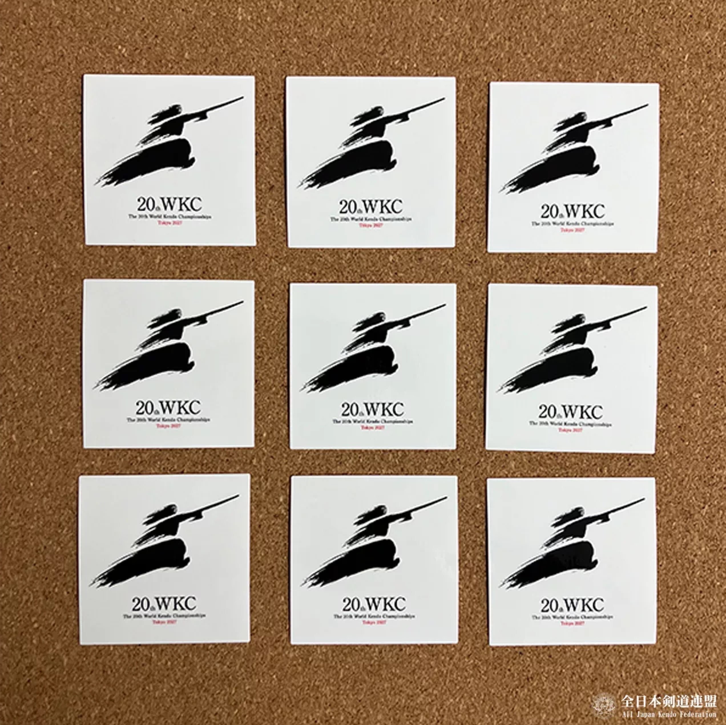 20WKCロゴステッカー